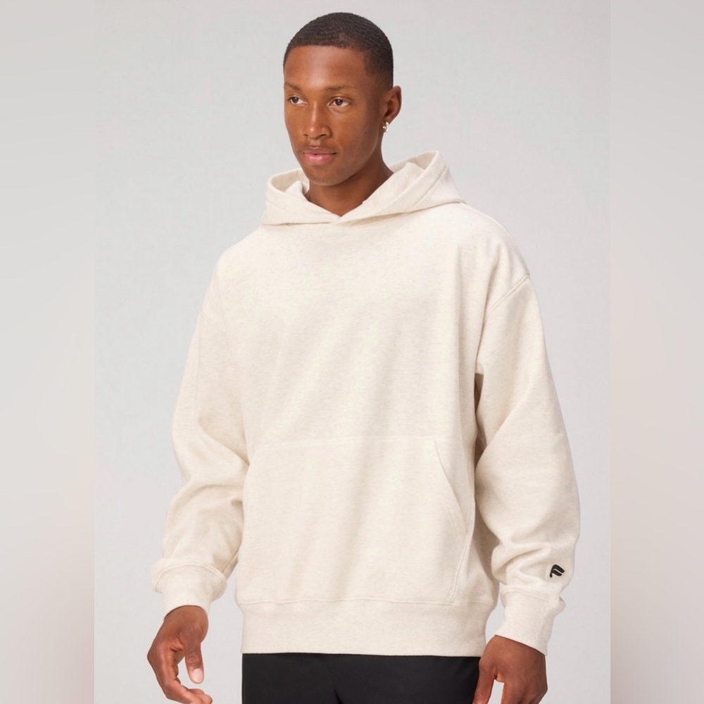 Men's NWT Fabletics “The To Go” Hoodie in bone